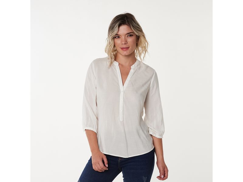 BLUSA PATPRIMO MUJER 30122722 197 CREMA Agaval