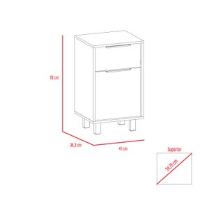 Velador Kaia Z 41 RTA Miel + Blanco