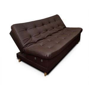 Sofa Cama Dulces sueños tipo cuero café