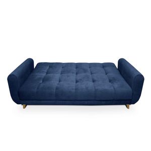 Sofa Cama Comfort Sistema clic clac en azul electrico