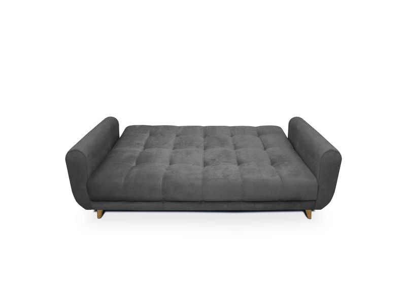 Sofa Cama Comfort Sistema clic clac en gris - Agaval