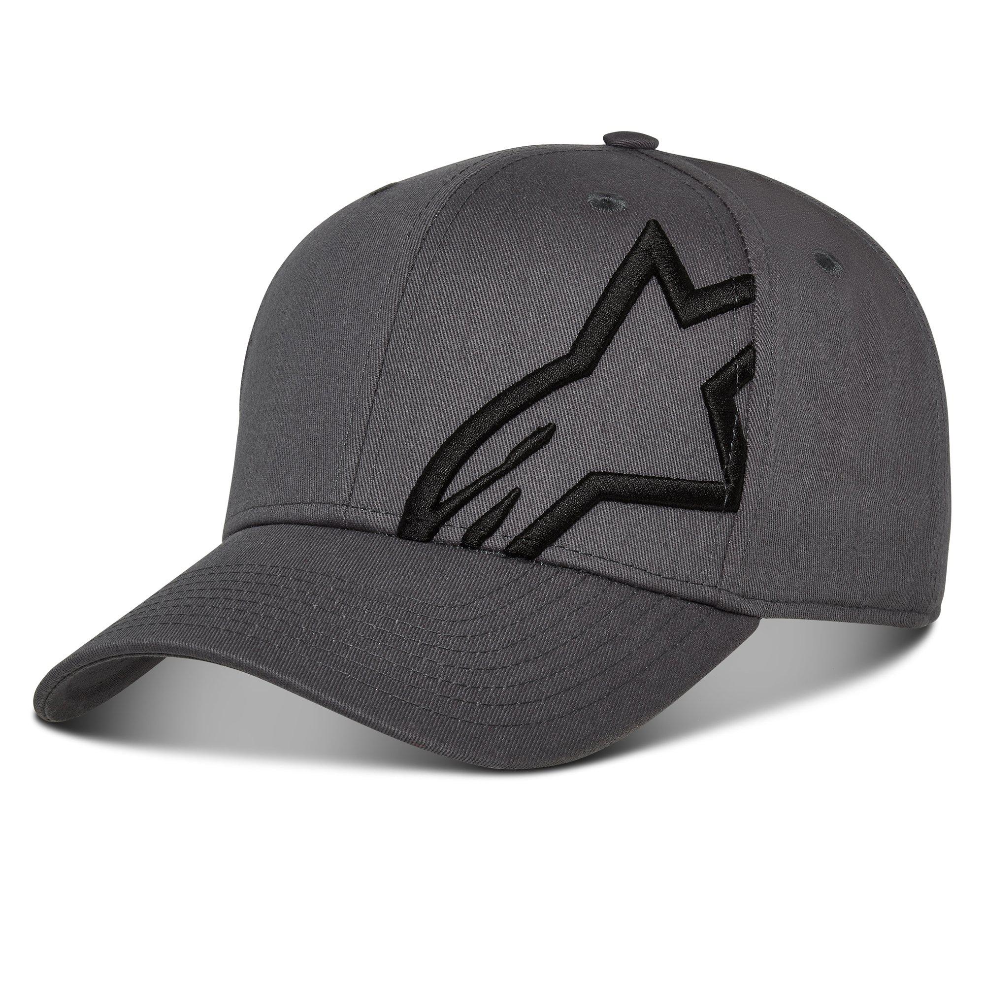 Alpinestars Ride 4.0 Camo Trucker Hat Berretto da Baseball Cappello Trucker con Visiera Piatta e Chiusura a Scatto Snapback Cappellino Uomo Nero Taglia Unica