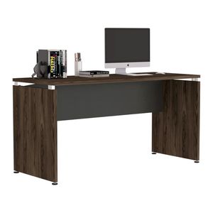 Escritorio Concept, Chocolate y Wengue, con Amplia Superfice