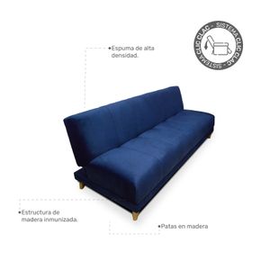 Sofa Cama TQG en azul