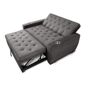 Sofa Cama Soft en gris