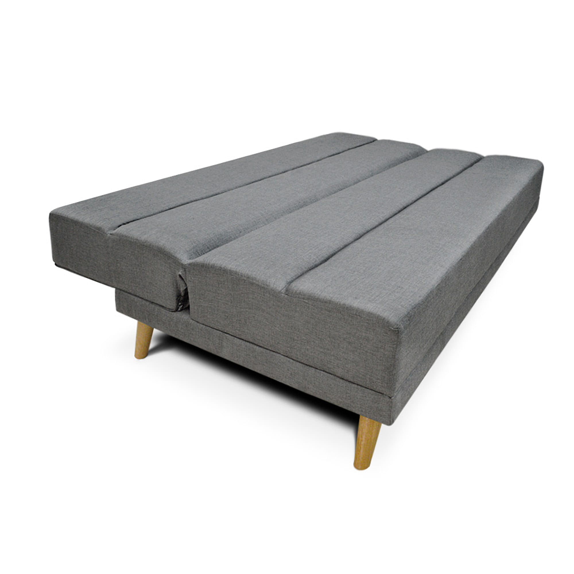 Sofa Cama Comfort Sistema clic clac en gris - Agaval