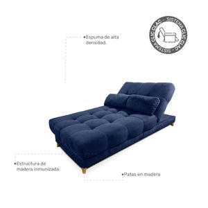 Sofa Cama Bali en azul