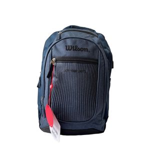 Morral Escolar Mochila Universitaria Wilson Bolso Unisex Ejecutivo Azul marino