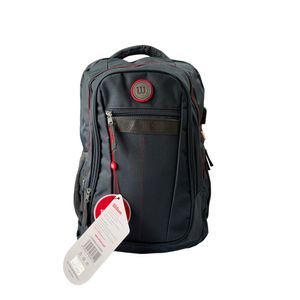 Morral Escolar Mochila Universitaria Wilson Bolso Unisex Gris oscuro HuntJob