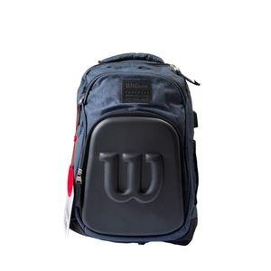Morral Escolar Mochila Universitaria Wilson Bolso Unisex Bordó Boston