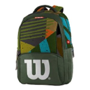 Morral Escolar Mochila Universitaria Wilson Bolso Unisex Figures Verde musgo