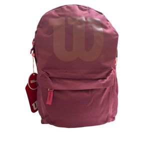 Morral Escolar Mochila Universitaria Wilson Bolso Unisex Vinotinto Plain