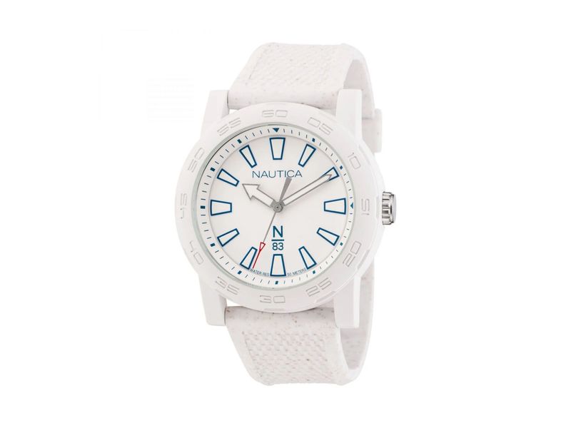 Reloj Deportivo Hombre Nautica Ayia Triada Blanco NAPATF205 - Agaval