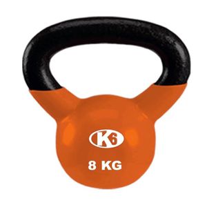 Pesa Rusa Mancuerna Encauchetada Para Gym De 8kg 17.6lb K6