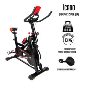 Bicicleta Spinning Estática De Cadena Con Rueda De 13 Kg K6
