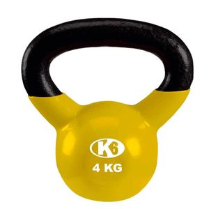 Pesa Rusa Mancuerna Encauchetada Para Gym De 4kg-8.8lb K6