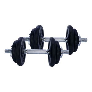 Kit Mancuernas Set Pesas Discos Barras K6 15kg 33lb Portátil
