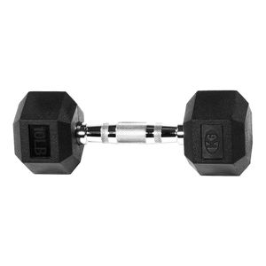 Mancuerna Encauchetada 10lbs 4.5kg Pesas De Vinil K6 Hex X1