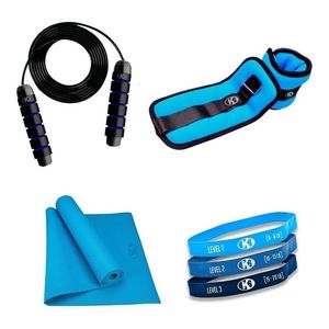 Kit 4 En 1 Entrenamiento Funcional Fitness Crossfit K6 Yoga