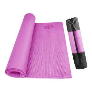 Colchoneta Yoga Mat Pilates Con Bolso De 5mm K6 - Fuscia