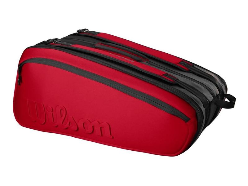 Morral Raquetero Bolso Thermobag Tenis Wilson Tour 15pk-Rojo Clash