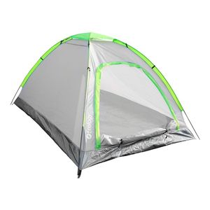 Carpa Camping Tienda De Campaña Ecology 2 Personas-Gris/Verde