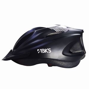 Casco Bicicleta Bmx Profesional Bks Mtb H350 Ruta Ciclismo-Azul/Negro / M