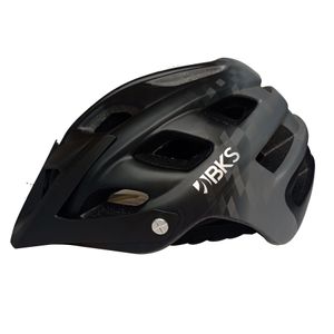 Casco Bicicleta Bmx Profesional Bks Mtb H360 Ruta Ciclismo-Gris/Negro / M