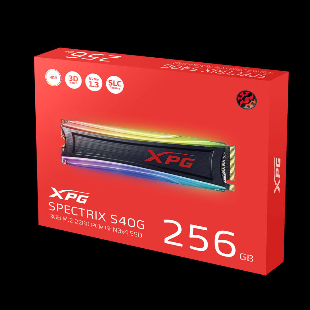 Nvme Xpg Rgb M2 Xpg Rgb XPG S40G 1TB RGB 3D NAND PCIe Gen3x4 NVMe 2280