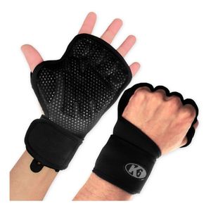 Calleras Para Cossfit Gym Con Muñequera Grip Premium K6 Talla S
