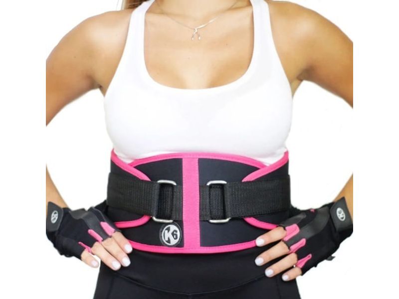 Cinturon Para Pesas De Goma Ideal Para Gym Crossfit Fitness - L - Agaval