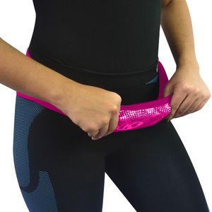 Riñonera Cinturón Deportivo Celular Canguro Impermeable Rosado M / L