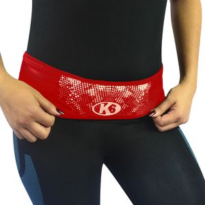 Riñonera Cinturón Deportivo Celular Canguro Impermeable Rojo XS / S