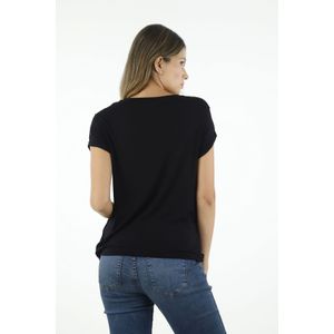 Camiseta negra para mujer
