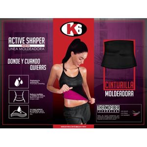 Faja Cinturilla K6 Fitness Reductora - L/XL