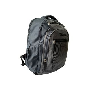 Morral Escolar Mochila Universitaria Wilson Bolso Unisex Gris oscuro Ejecutivo