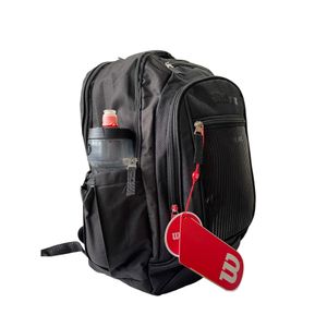 Morral Escolar Mochila Universitaria Wilson Bolso Unisex Negro Ejecutivo