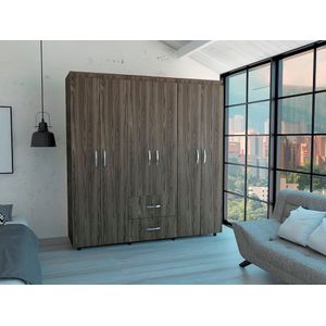 Closet Bariloche 180 X 170 X 50 RTA Blanco + Coñac