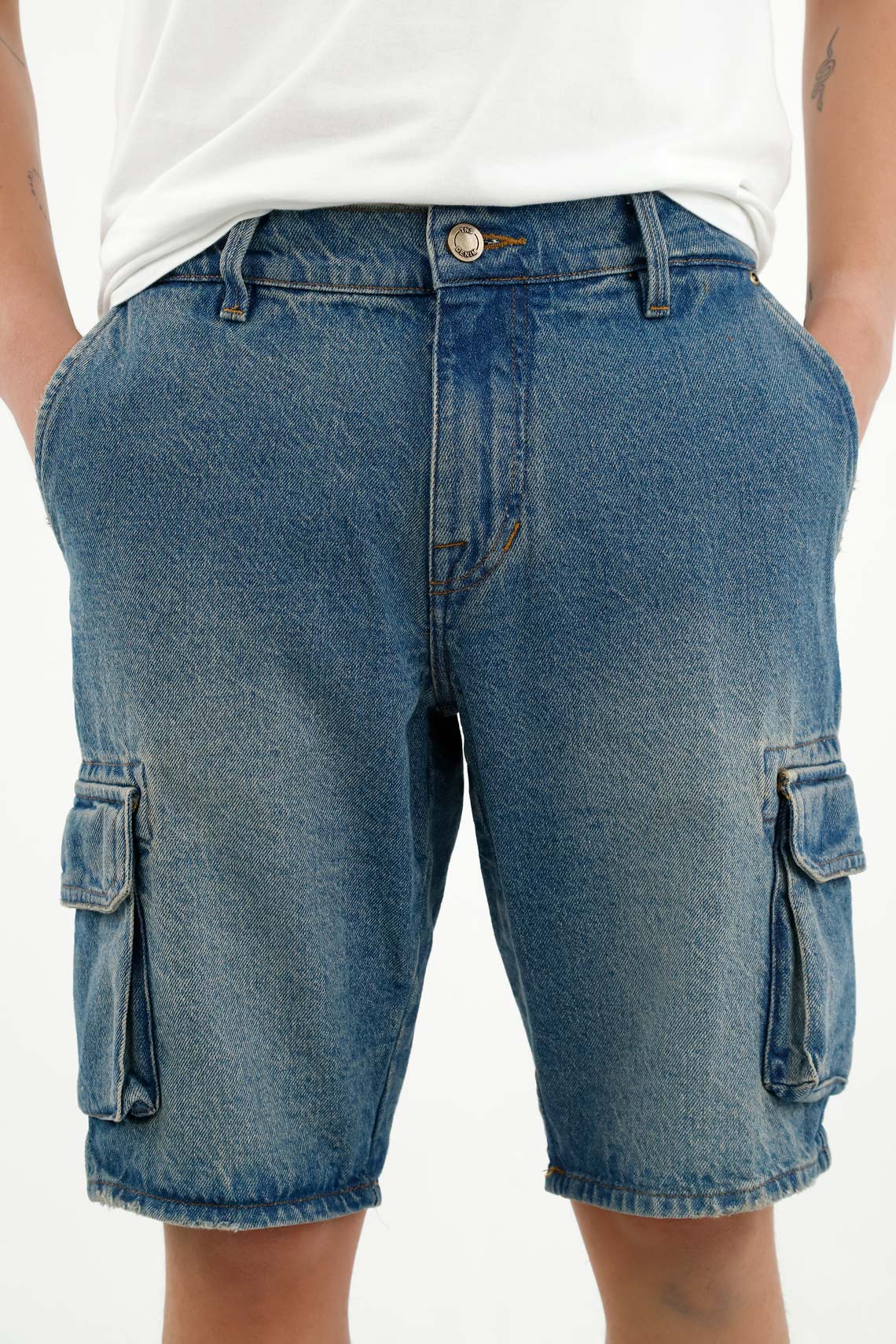 Wrangler Bermudas Para Hombre, Piedra Oscura