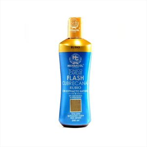 Tonico Capilar Flash Cubre Canas Rubio 240ml