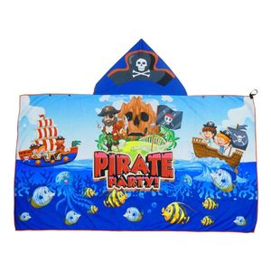 Toalla Microfibra Absorbente Niño Niña Playera Natacion Pirata