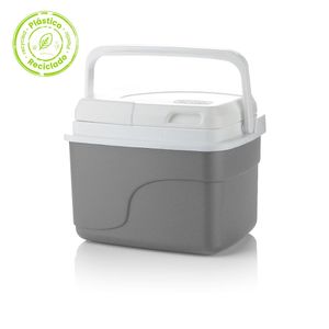 Nevera Personal 4.5L Gris Insulada Material Recuperado