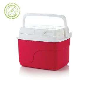 Nevera Personal 4.5L Rojo Insulada Material Recuperado