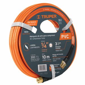 Tramo Manguera Aire  1/4" 10M Truper