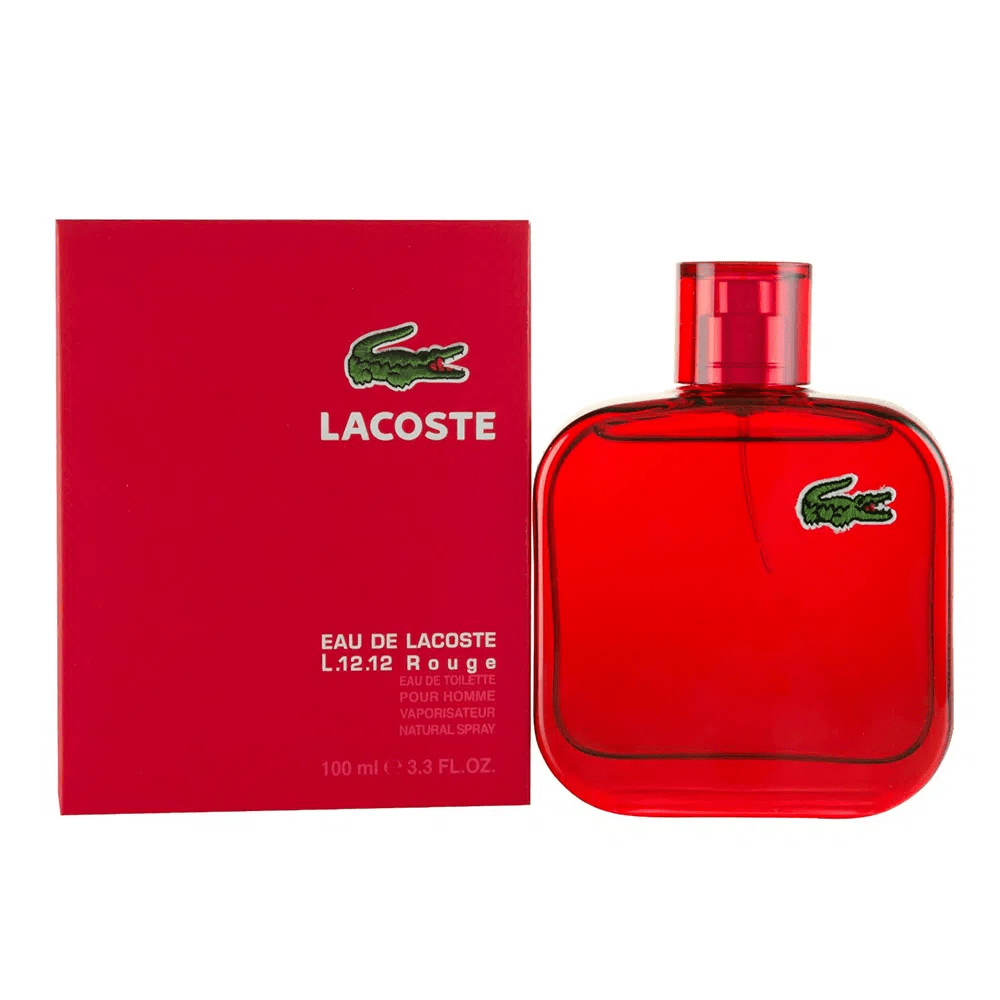 Perfume Lacoste L.12.12 Rouge Men 100 ml 3.3oz Agaval