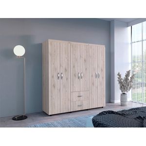 Closet Bariloche 180X170X50 RTA Ceniza Blanco