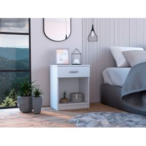 Mesa de Noche ECO RTA Blanco