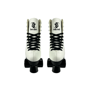 Patines 4 Ruedas Artisticos Semiprofesionales Chicos Skate En polimero Blanco