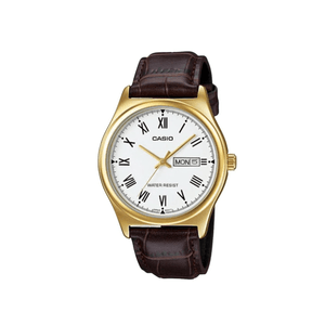 Reloj Casio Ltp-v006gl-7budf Mujer Cuero Original