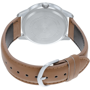 Reloj Casio Para Hombre Cuero Original Mtp-v004l-1b2udf